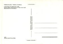 CPM Versailles Yvelines l'Horloge de l'Hotel de Ville 