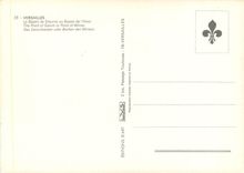 CPM Versailles Le Bassin de Setume ou Bassin de l'Hiver 