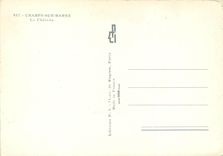 CPM Champs sur Marne Le Chateau