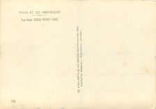 CPM Paris et ses Merveilles La tour Eiffel