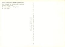 CPM Couleurs et Lumiere de France Chateau de Versailles Yvelines Galerie des Glaces 