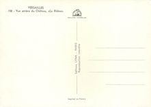 CPM Versailles Vue aerienne du Chateau Le Rhone 