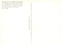 CPM Couleurs et Lumiere de France Chateau de Versailles Yvelines Les Grandes Eaux au Bassin de Laton