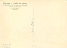 CPM Couleurs et Lumiere de France Chateau de Versailles Yvelines Galerie des Batailles 