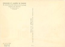CPM Couleurs et Lumiere de France Chateau de Versailles Yvelines Galerie des Batailes 