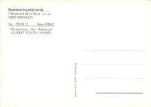 CPM Trianon Palace Hote Boulevard de la Reine Versailles 