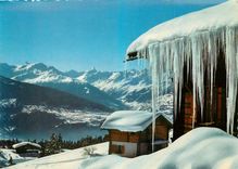 CPM Crans Montana les Plans Mayens et les Alpes 