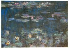 CPM Claude Monet Les Nympheas reflets verts Musee d'Orangerie Paris 