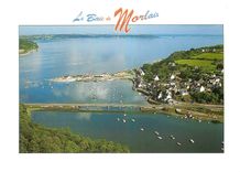 CPM Baie de Morlaix La riviere de Morlais et le petit pont du Dourduff 