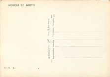 CPM Tete a Tete Monique et Mirette Enfant Chien