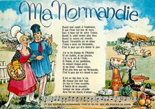 CPM Ma Normandie de Frederic Berat Poete et Compositeur 