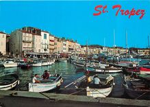 CPM La cote d'Azur inoubliable Saint Tropez Le port 