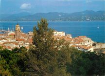 CPM Images de France Var Saint Tropez Echappee sur la ville et le Golfe 