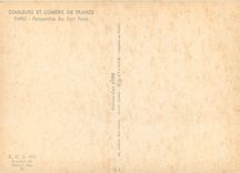 CPM Couleurs et Lumiere de France Perspective des Sept Ponts