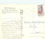 CPM Paris et ses Merveilles Tour Eiffel Cathedrale Notre Dame Basilique du Sacre Coeur