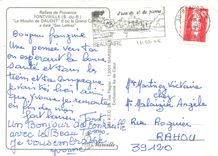 CPM Reflets de Provence Fontvieille B du R Le Moulin de Daudet d'ou le Grand Conteur a date Ses Lett