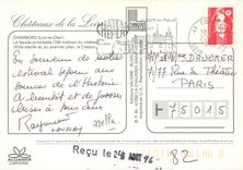CPM Chambord Loir et Cher La facade principale du chateau et au premier plan le Cosson 
