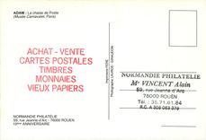 CPM Adam La chaise de Poste Musee Carnavalet Paris