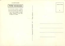 CPM Champagne Piper Heidsieck Train Reims
