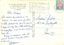 CPM En avion au dessus de Ermenonville Oise au dessus d'Ermenonville Le Chateau 