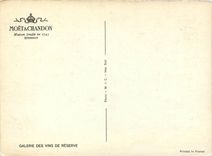CPM Galerie des vins de Reserve Moet et Chandon Epernay Champagne