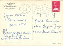 CPM Bouteilles sur Pupitres Moet et Chandon Epernay Champagne