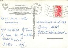 CPM La Champagne Caves de Champagne Crayeres Gallo Romaines