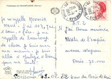CPM Vendagnes en Champagne Marne