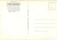 CPM Champagne Piper Heidsieck 