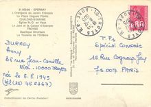 CPM Epernay l'Orangerie du Jardin Francais La Place Hugues Plomb Chalons Marne Eglise Le Jard et la