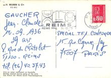 CPM Reims Vins en casier vieillssant en bouteille 