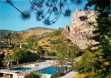 CPM Castellane Alpes de Hte Prov La piscine 