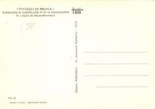 CPM Paysages de France Barrages de Castillon et de la Chaudanne Alpes de Haute Provence