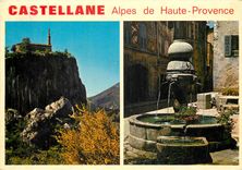 CPM Paysages de France Castellane Alpes de Haute Provence Notre Dame du Roc 