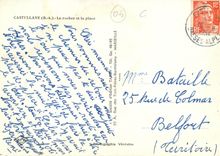 CPM Castellane B A Le rocher et la place