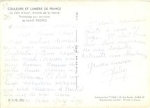 CPM Couleurs et Lumiere de France La Cote d'Azur miracle de la nature Saint Tropez