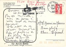 CPM La Cote d'Azur Varoise Saint Tropez Var Vue generale sur le Port la Citadelle et la Madrague