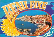 CPM Saint Tropez Var Vue panoramique aerienne du port vers l'Esterel 