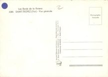 CPM Les Bords de la Riviers Saint Tropez Var Vue generale