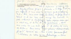 CPM Veillee de Chez Nous Cliche realise avec le concours du Groupe Folklorique Folklore Ane Mule Che