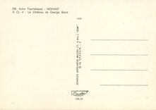 CPM Indre Touristique Nohant Le Chateau de George Sand 