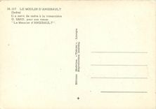 CPM Le Moulin d'Angibault Indre 