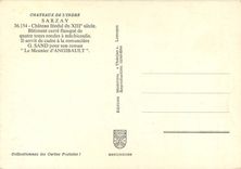 CPM Chateaux de l'Indre Sarzay Chateau feodal 