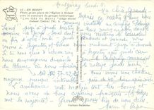 CPM En Berry Photo prise Place de l'Eglise a Nohant Folklore