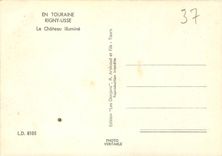 CPM En Touraine Rigny Usse Le Chateau illumine 