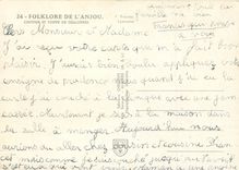 CPM Folklore de l'Anjou Costume et coiffe de Chalonnes 