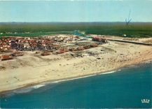 CPM Cote Aquitanie Vieux Boucau Landes La Plage le courant et la vue generale 