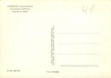 CPM Chambord Loir et Cher Le Chateau Facade au Nord