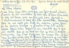 CPM Marseille B du Rh Le petit port de peche du Vallon des Auffes 