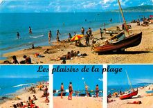 CPM Frontignan Plage et la colline du Mont Saint Clair a Sete Herault 